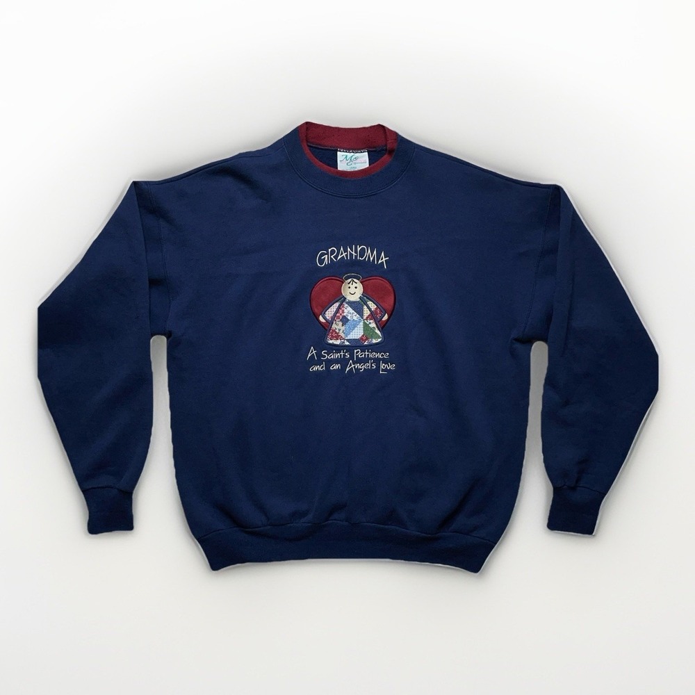 Vintage 90's Grandma/Grandkids MCc Energy Sportswear Sweatshirt Women's L USA